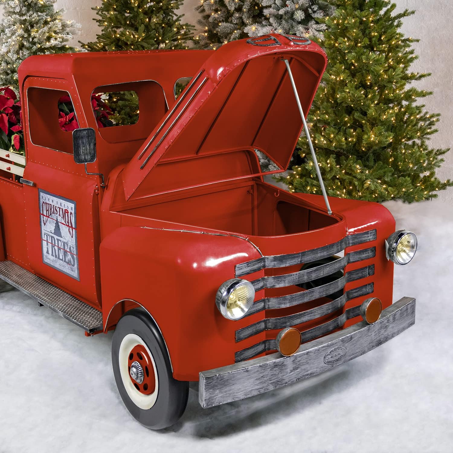 10ft metal christmas truck decoration,large outdoor christmas pickup truck,10ft christmas truck for commercial use,metal christmas truck worth buying,zaer ltd christmas truck pros cons,best oversized christmas decoration truck performance testing and real-world results