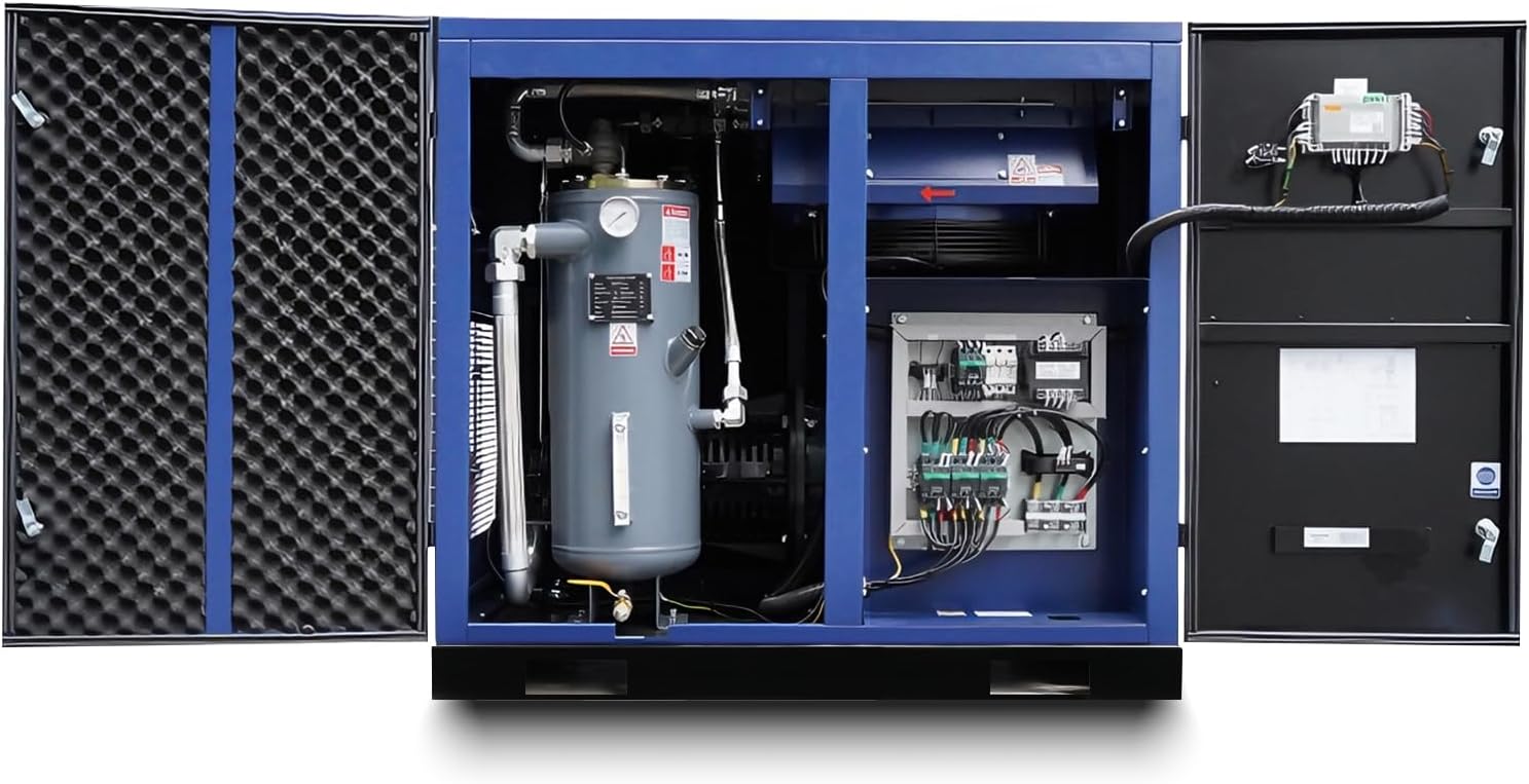 30hp rotary screw air compressor,should I buy a rotary screw air compressor,30 hp air compressor for auto shop,rotary screw vs piston air compressor,30hp industrial air compressor pros cons,best rotary screw air compressor for manufacturing unboxing and complete package contents