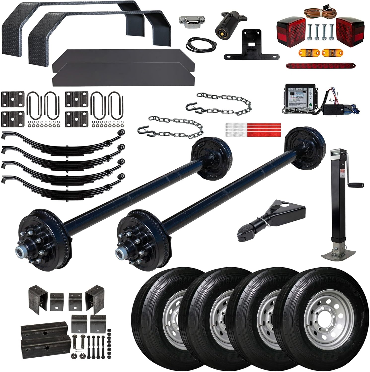 8000 lb tandem axle trailer kit,16k capacity trailer kit worth buying,8000 lb trailer axle kit pros cons,TK hybrid tandem axle kit features,best heavy duty trailer parts kit,should I buy 8000 lb trailer kit - detailed features and technical specifications