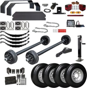 Image 1 of 8000 lb tandem axle trailer parts kit