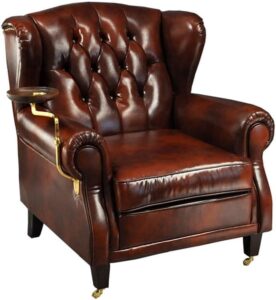 Image 1 of American Wood Skeleton Tiger Chair