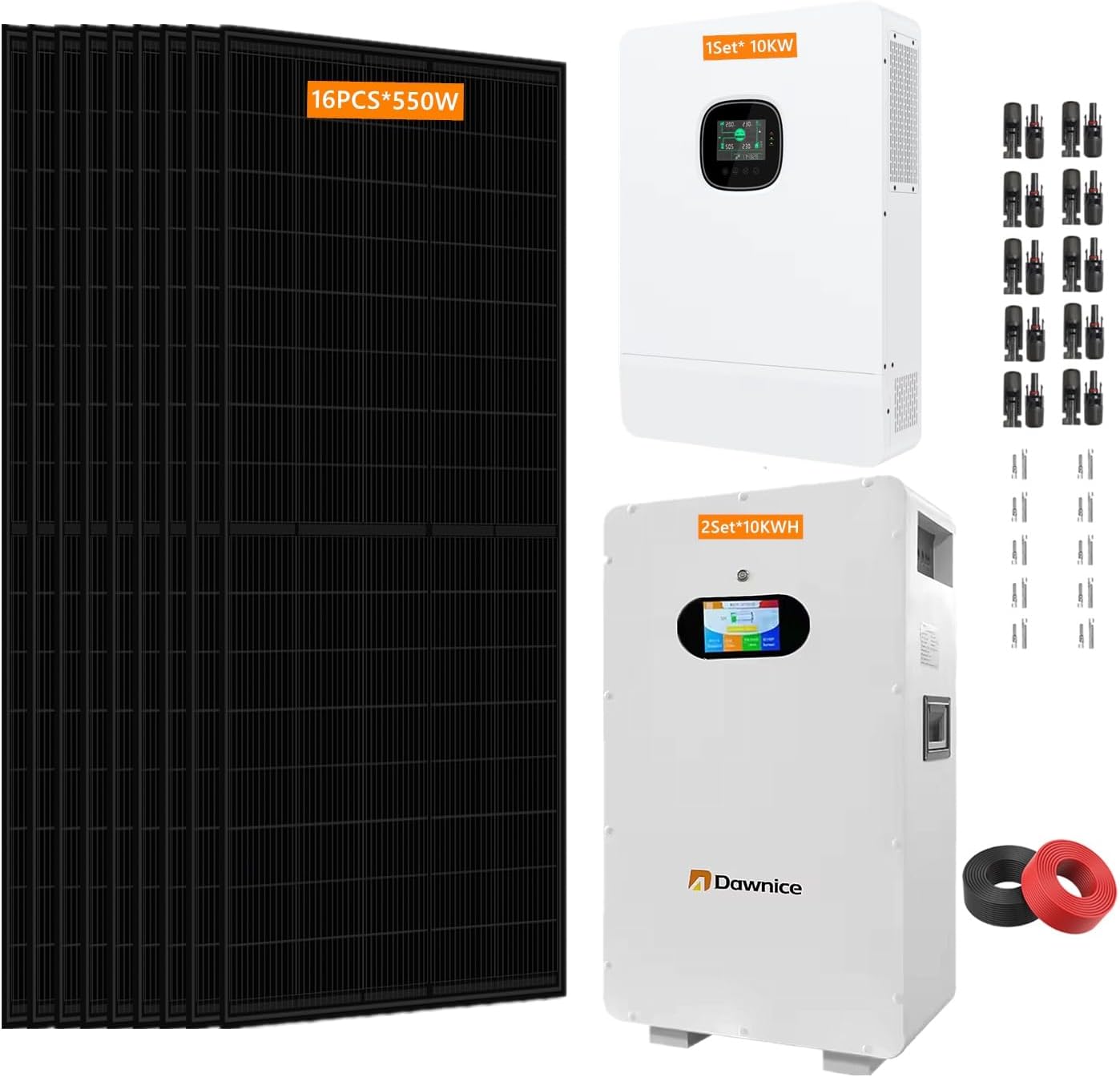 Dawnice 10KW off-grid solar kit worth it,should I buy Dawnice 10KW solar kit,Dawnice 10KW solar system pros cons,best 10KW off-grid solar system,Dawnice 10KW kit vs alternatives,Dawnice solar kit worth buying - detailed features and technical specifications