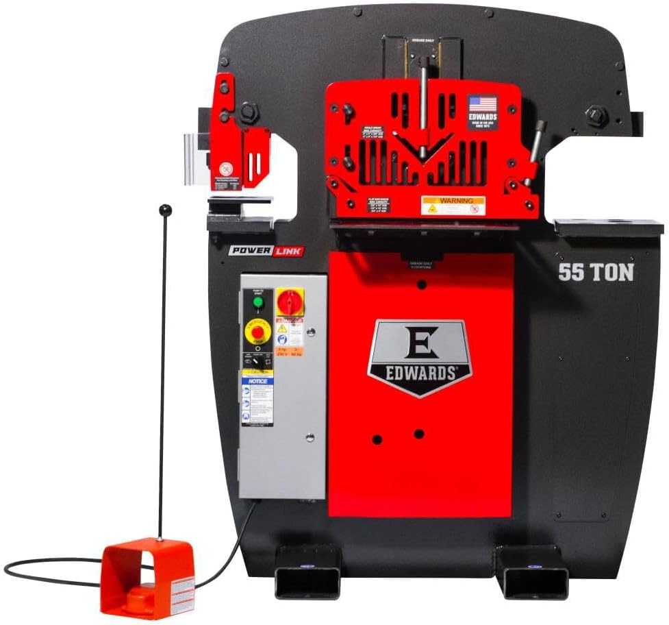 Edwards 55 Ton Ironworker worth it,should I buy an Edwards Ironworker,Edwards Ironworker pros cons,best 55 ton ironworker,Edwards 55 Ton vs alternatives,Edwards PowerLink system honest - detailed features and technical specifications