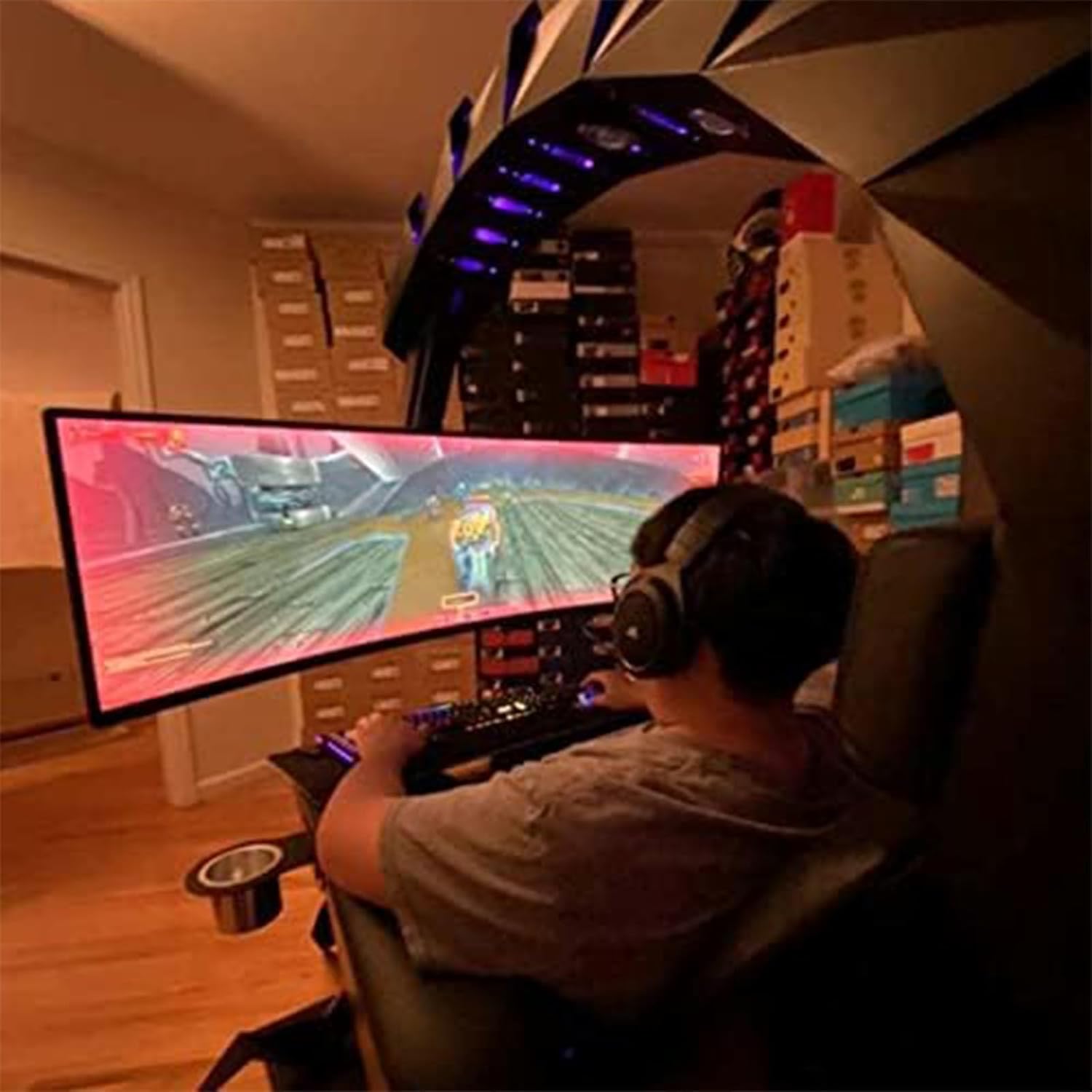 Hlixzoy zero gravity gaming cockpit,zero gravity gaming chair worth it,Hlixzoy cockpit pros cons,best all-in-one gaming desk chair,should I buy a gaming cockpit,zero gravity chair vs regular gaming chair unboxing and complete package contents