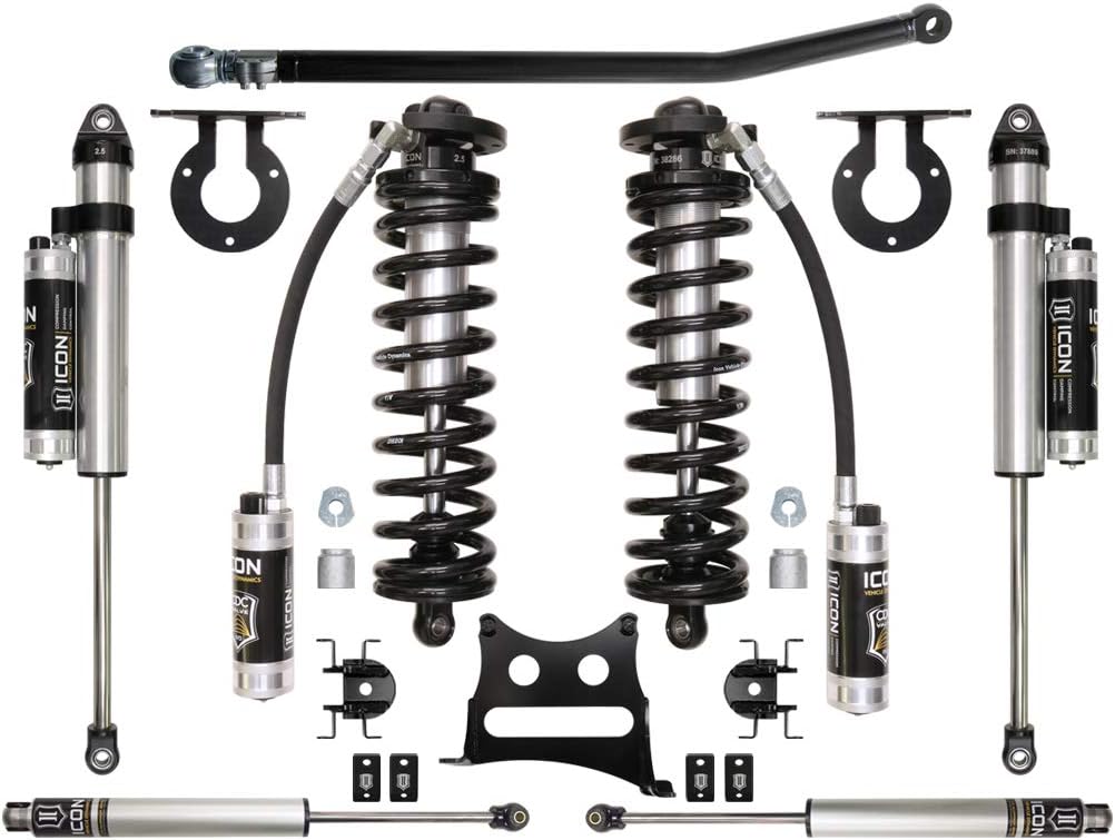 Step-by-step guide for ICON coilover conversion system stage 4,ICON stage 4 coilover conversion,coilover conversion system vs leaf springs,should I buy ICON coilover stage 4,ICON coilover pros cons,best coilover conversion for F-250 - complete tutorial