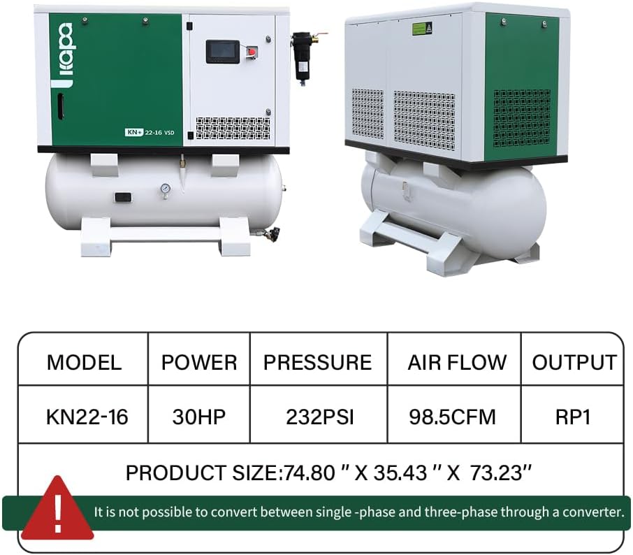 KAPA 30HP screw air compressor worth it,should I buy a KAPA 30HP compressor,KAPA 30HP vs alternatives,KAPA 30HP screw compressor pros cons,best 30HP stationary air compressor,KAPA 30HP compressor worth buying unboxing and complete package contents