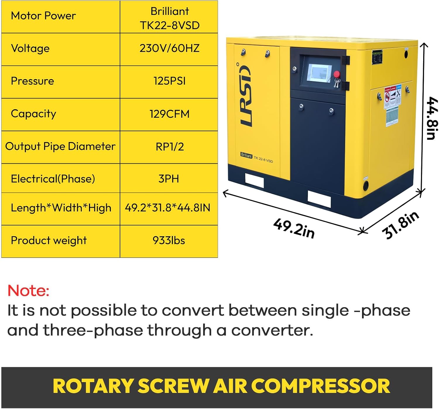 LRSD TK22-8 air compressor worth it,should I buy LRSD TK22-8,LRSD TK22-8 vs alternatives,LRSD TK22-8 pros cons,best 30HP screw air compressor,LRSD TK22-8 honest opinion unboxing and complete package contents