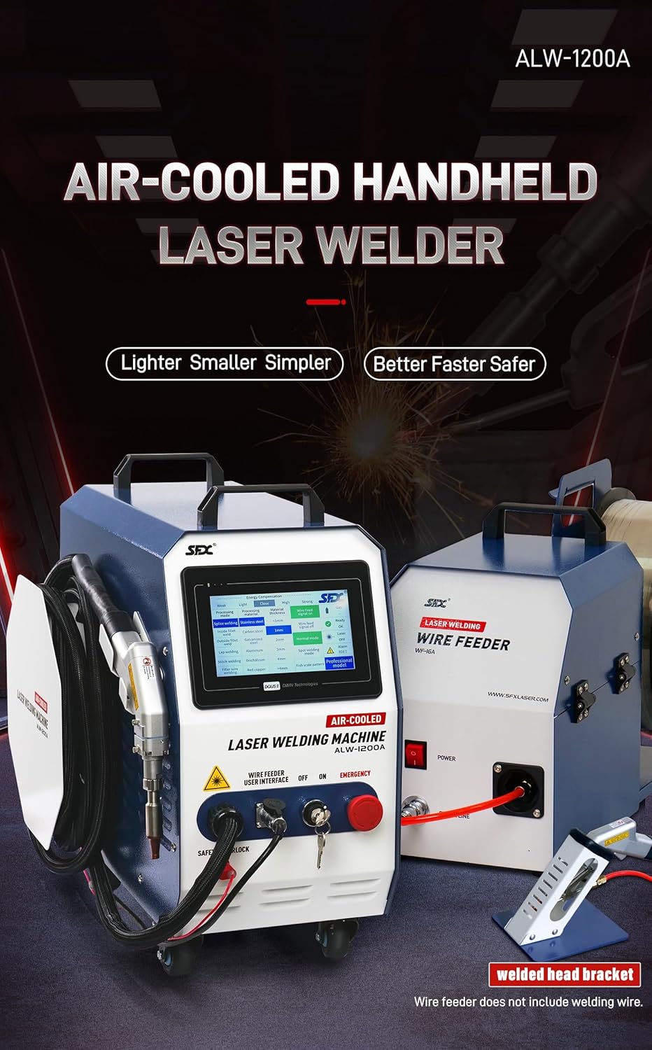LYXC 1200W laser welding machine,should I buy LYXC laser welder,air cooled laser welder pros cons,best laser welder for aluminum,LYXC laser welder worth buying,handheld laser welder comparison unboxing and complete package contents