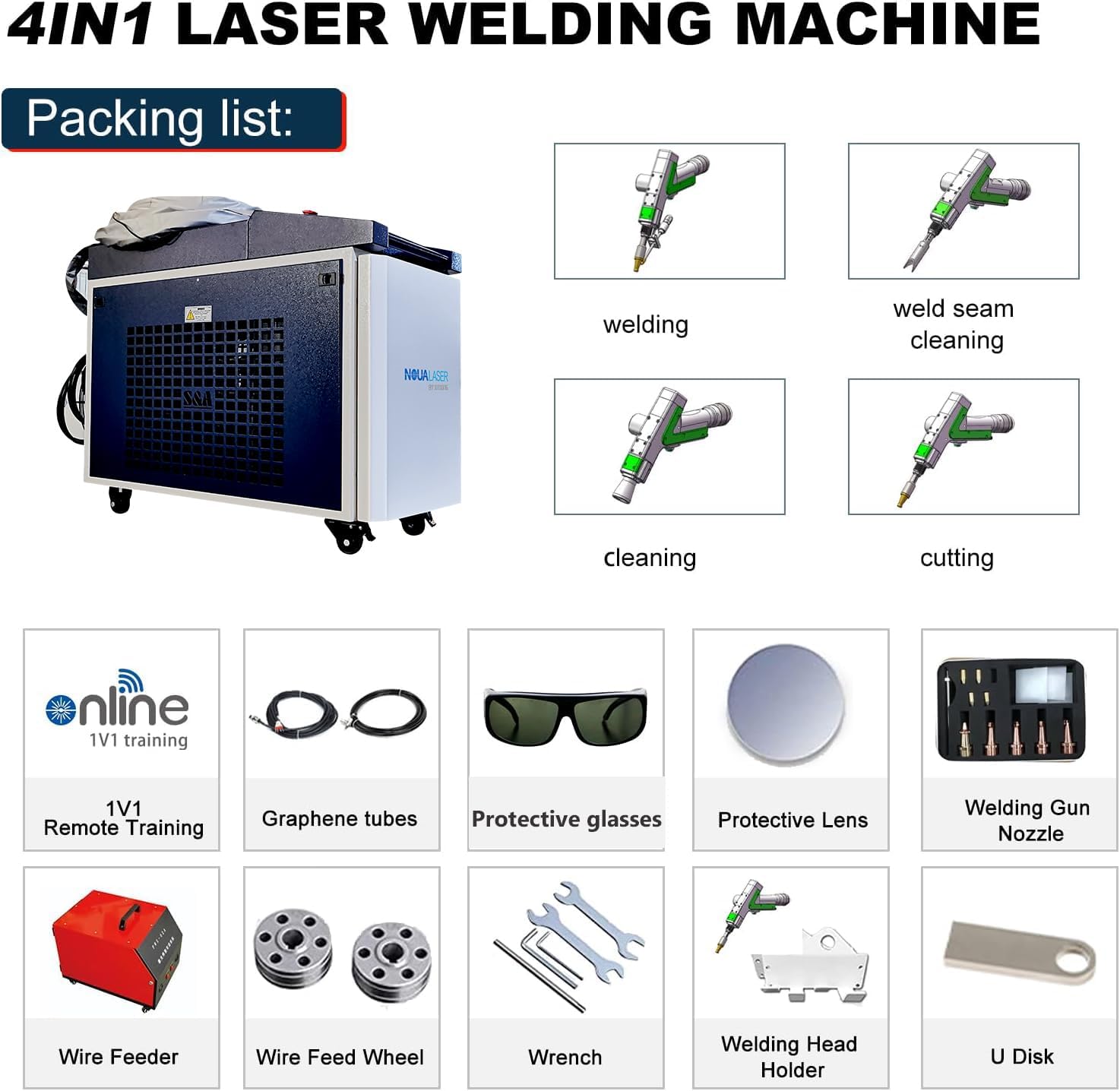 NOUALASER OD7+ laser welder worth it,should I buy a NOUALASER welder,NOUALASER OD7+ pros and cons,NOUALASER vs other laser welders,best 4-in-1 laser welding machine,NOUALASER OD7+ worth buying unboxing and complete package contents