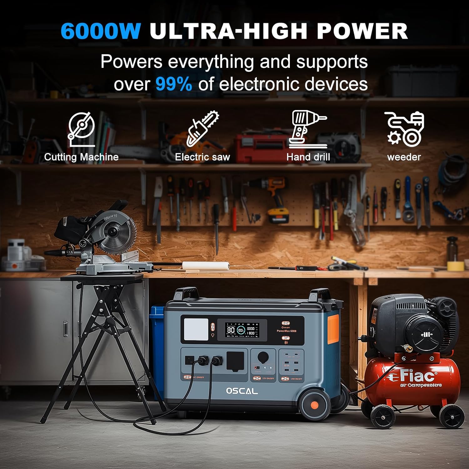 Step-by-step guide for OSCAL PowerMax 6000 solar generator,OSCAL PowerMax 6000 pros cons,10.8kWh solar generator worth it,OSCAL 6000W power station vs alternatives,best LiFePO4 solar generator for home backup,should I buy OSCAL PowerMax 6000 - complete tutorial