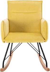 Image 1 of PSLYHTJ velvet rocking chair worth it