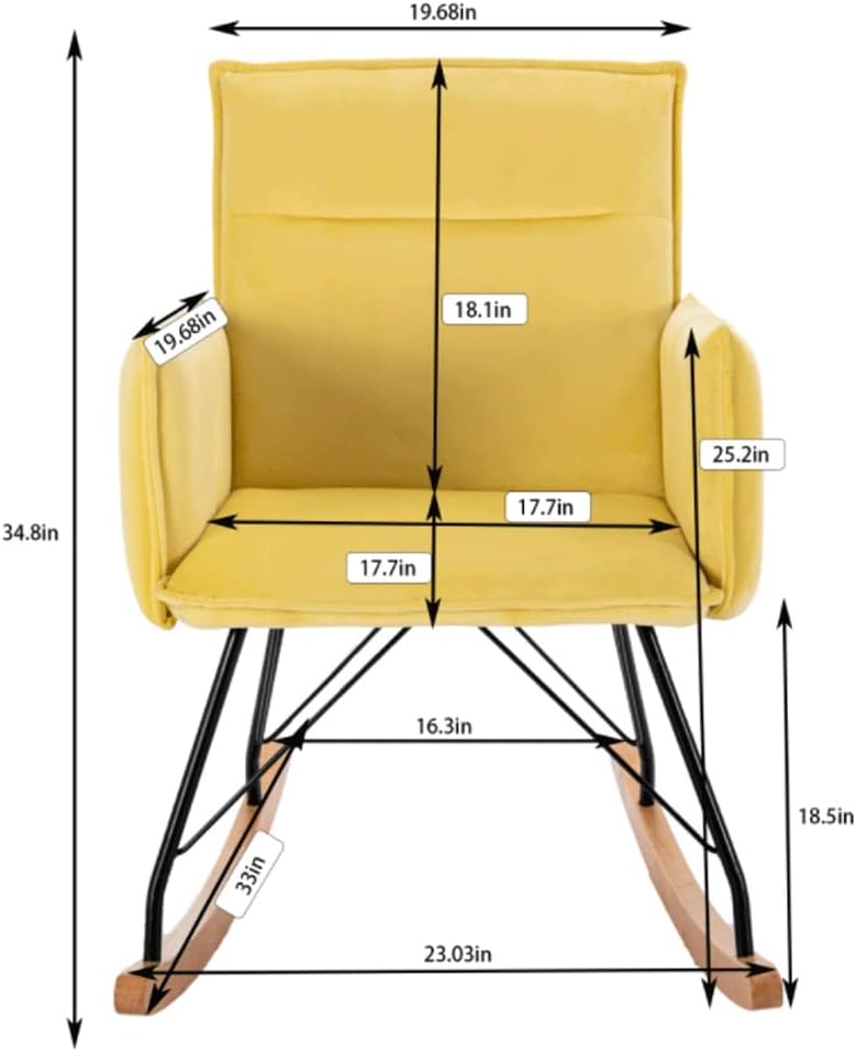 Step-by-step guide for PSLYHTJ velvet rocking chair worth it,should I buy a velvet rocking chair,velvet rocking chair pros cons,PSLYHTJ rocking chair honest,best velvet upholstered rocker,velvet rocker vs fabric rocker - complete tutorial