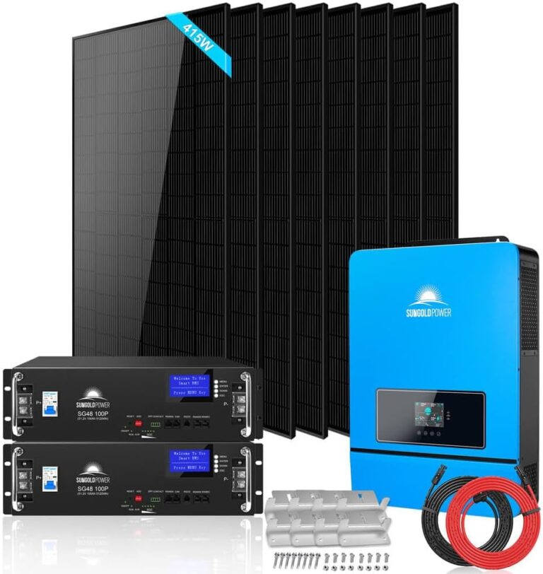 Image 1 of SUNGOLDPOWER 8000W off-grid solar kit SGR-8K10E