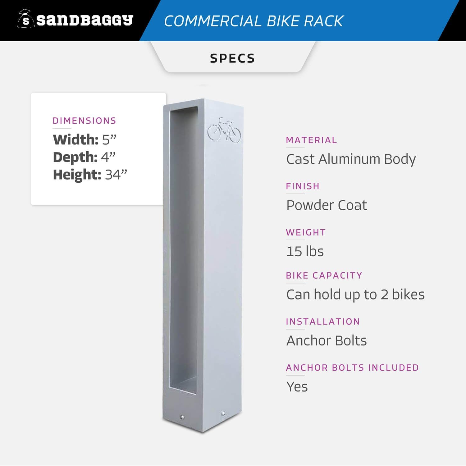 Sandbaggy Commercial Bike Rack worth it,Sandbaggy bike rack pros cons,best commercial bike rack,Sandbaggy vs other bike racks,should I buy Sandbaggy bike rack,in-ground bike rack worth buying unboxing and complete package contents