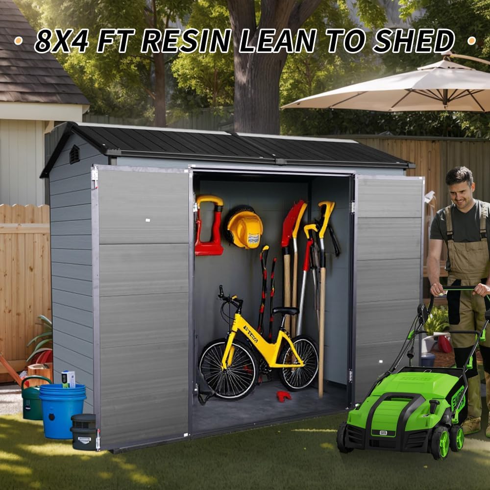 Secsofier 8x4ft resin shed worth it,should I buy Secsofier resin shed,Secsofier shed vs alternatives,Secsofier 8x4ft shed pros cons,best resin garden storage shed,Secsofier shed worth buying unboxing and complete package contents