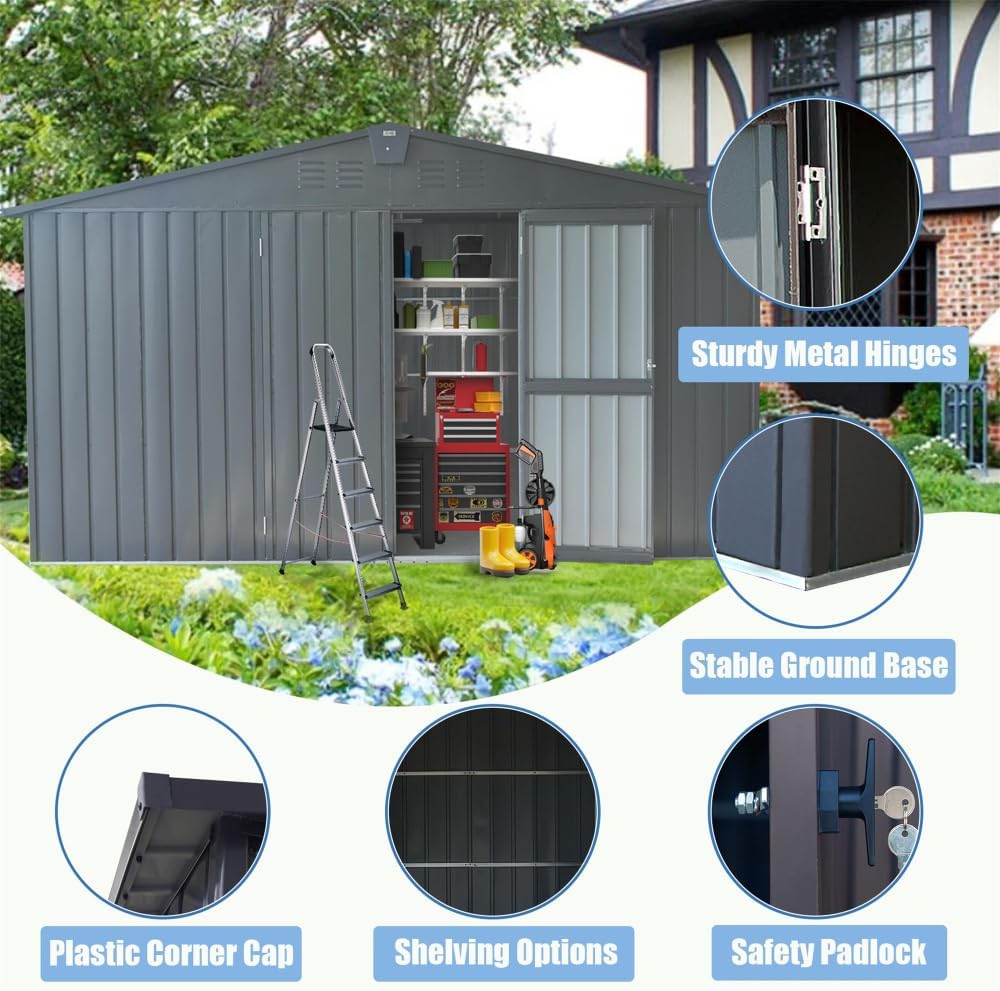 Secsofier metal storage shed worth buying,should I buy Secsofier shed,Secsofier shed pros cons,best galvanized steel shed,Secsofier vs other metal sheds,Secsofier shed honest opinion unboxing and complete package contents