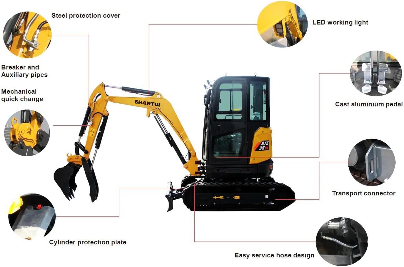Shantui STE35SR Mini Excavator Worth It? Honest Pros & Cons 4 Shantui STE35SR mini excavator worth it,should I buy Shantui STE35SR,Shantui STE35SR pros cons,Shantui mini excavator vs alternatives,best 2.8 ton mini excavator,Shantui STE35SR buying guide performance testing and real-world results