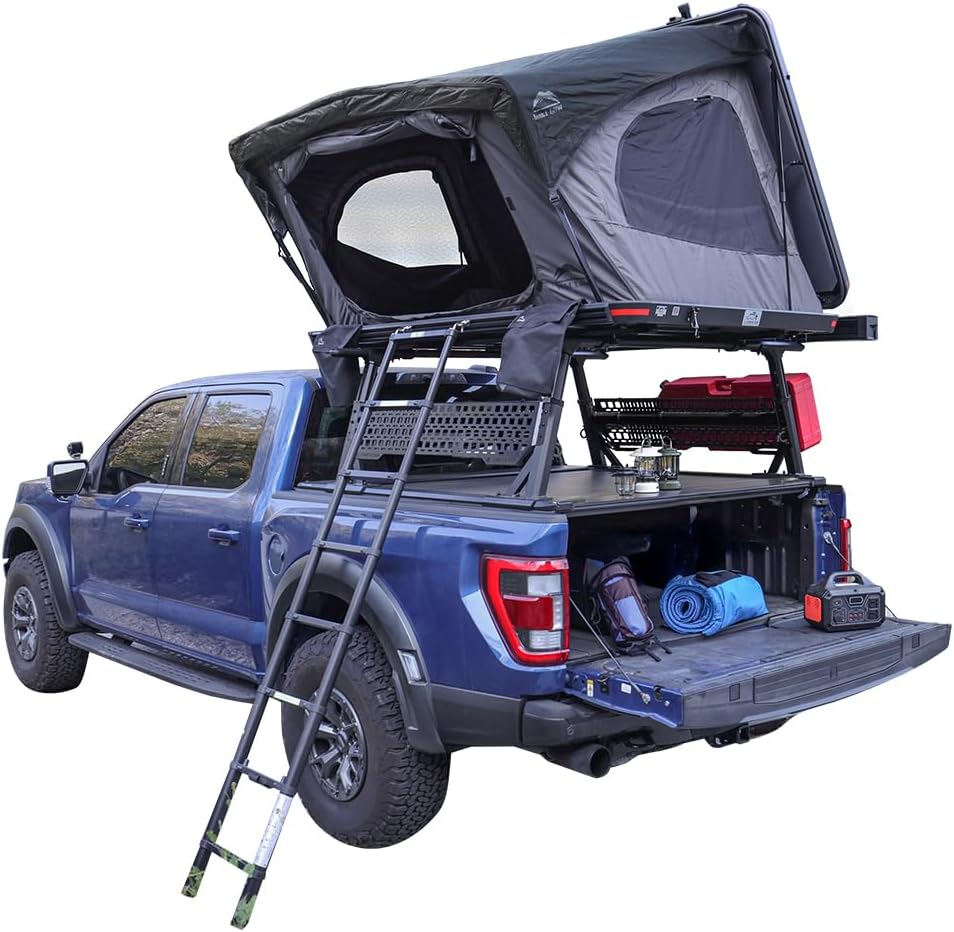 Syneticusa retractable tonneau cover rack tent combo,Syneticusa bed cover rack tent,is Syneticusa tonneau cover worth it,Syneticusa vs other retractable covers,best all in one truck bed system,Syneticusa tonneau cover pros cons - detailed features and technical specifications