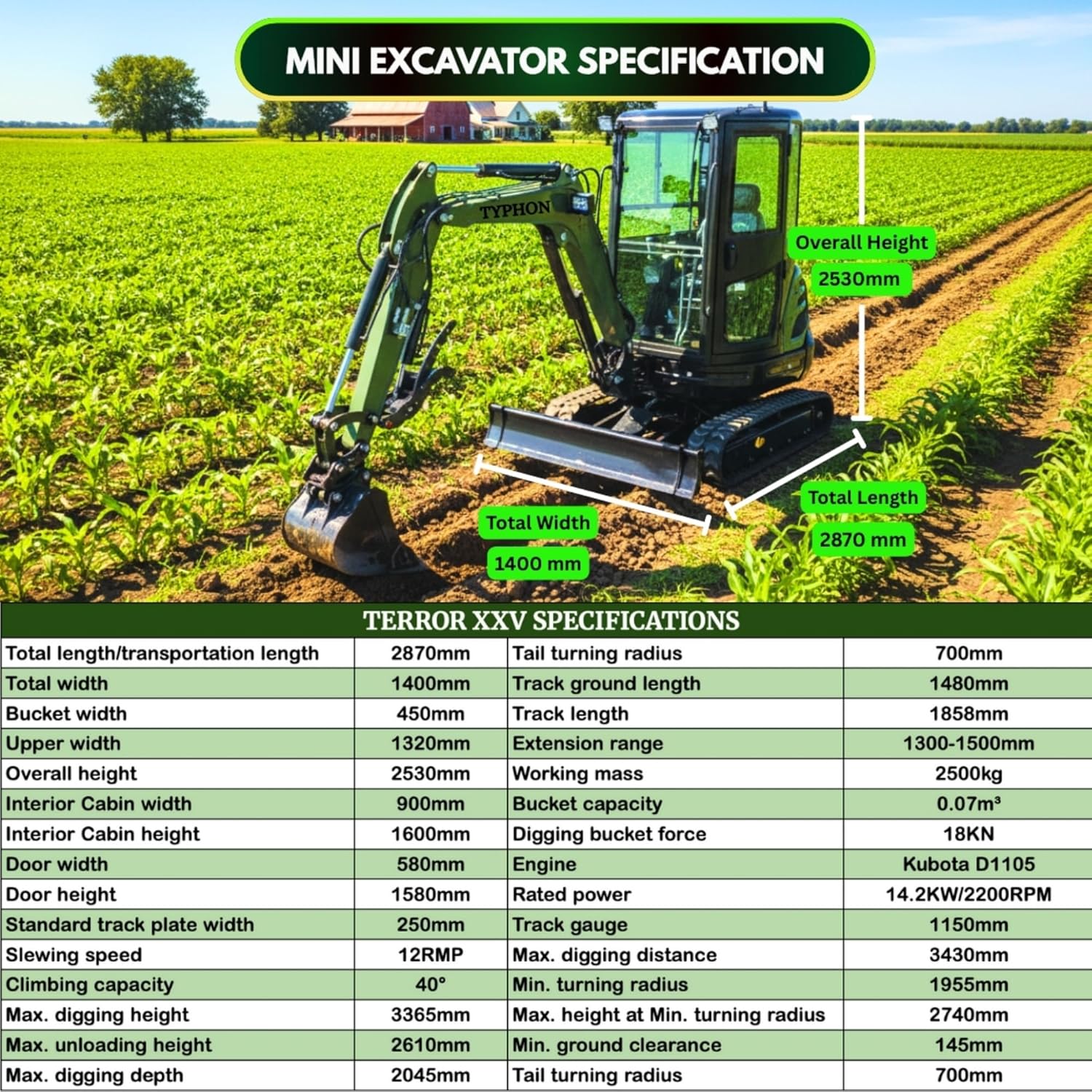 TYPHON TERROR XXV worth buying,should I buy TYPHON TERROR XXV,TYPHON TERROR XXV pros cons,best 2.7 ton mini excavator,TYPHON TERROR vs alternatives,TYPHON TERROR XXV honest assessment performance testing and real-world results
