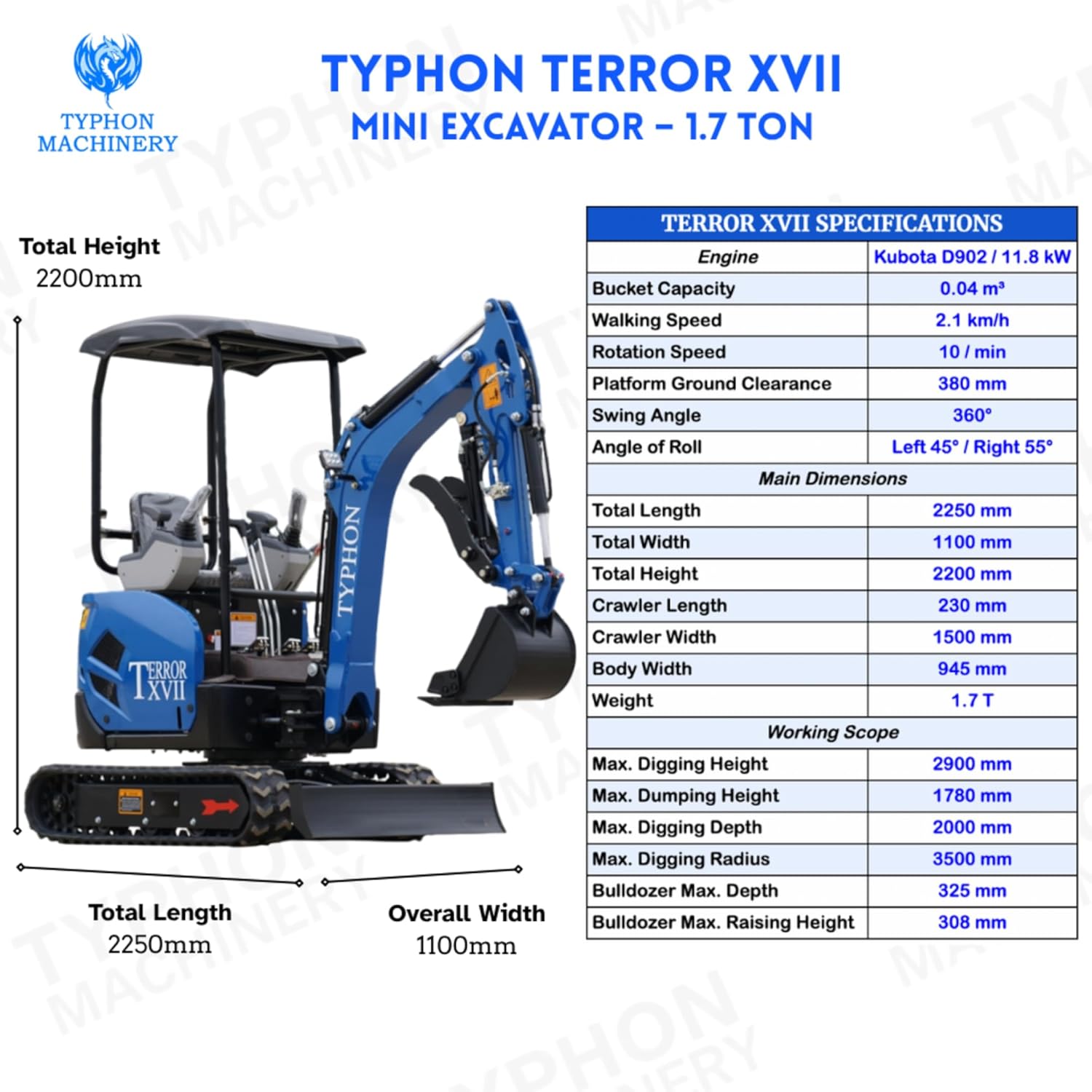 TYPHON Terror XVII worth buying,should I buy TYPHON Terror XVII,TYPHON Terror XVII pros cons,best 1.7 ton mini excavator,TYPHON Terror XVII vs alternatives,TYPHON Terror XVII honest opinion unboxing and complete package contents
