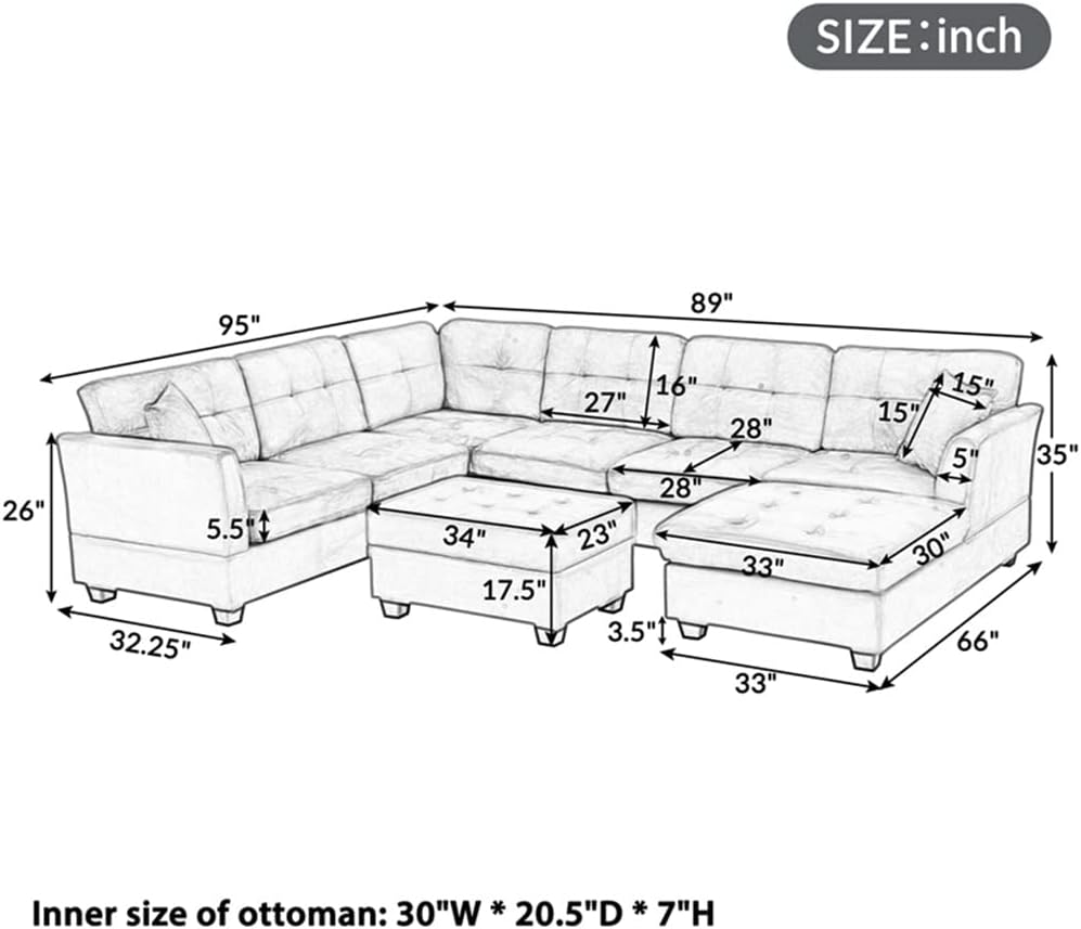 Step-by-step guide for U-Style sectional sofa worth buying,U-Style sectional sofa pros cons,U-Style sofa with ottoman honest,best U-shaped sectional sofa,U-Style sofa storage ottoman,should I buy U-Style sectional - complete tutorial