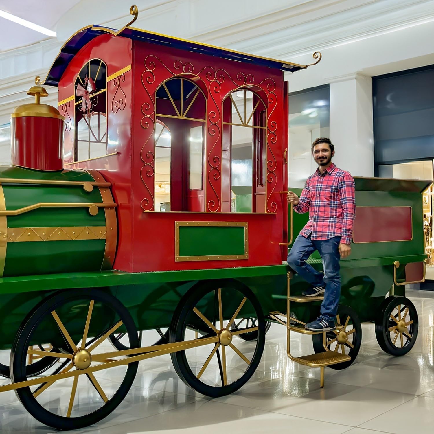 Step-by-step guide for Zaer Ltd large metal Christmas train,large Christmas train decoration worth buying,Zaer Ltd train pros cons,best commercial Christmas train decorations,should I buy the Zaer Christmas train,large metal Christmas train vs alternatives - complete tutorial