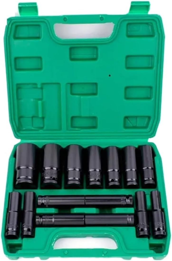 best 1/2 drive impact socket set,should I buy impact socket set,best impact socket set for impact wrench,1/2 drive deep socket set pros cons,impact socket set vs regular sockets,metric deep socket set worth buying - detailed features and technical specifications