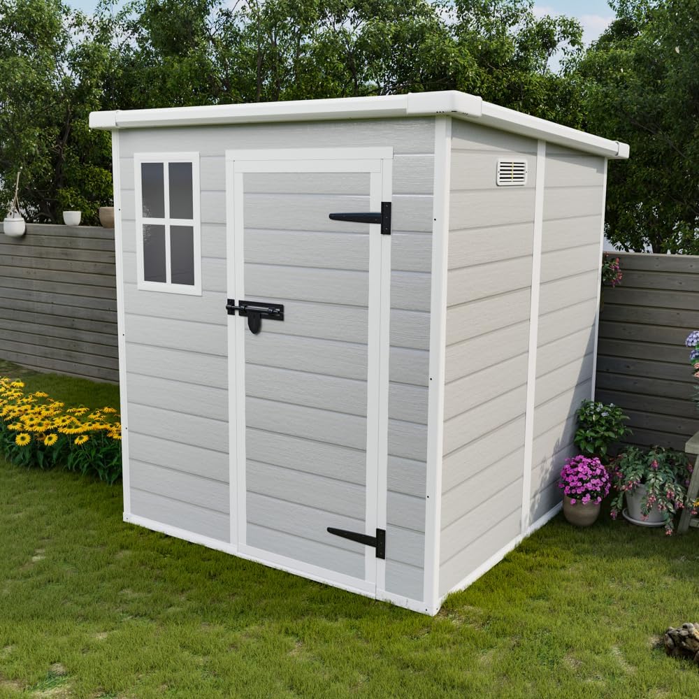 best 6x6 resin storage shed,6x6 resin shed worth buying,6x6 plastic shed pros cons,6x6 outdoor storage shed vs alternatives,should I buy a 6x6 resin shed,best waterproof garden shed unboxing and complete package contents