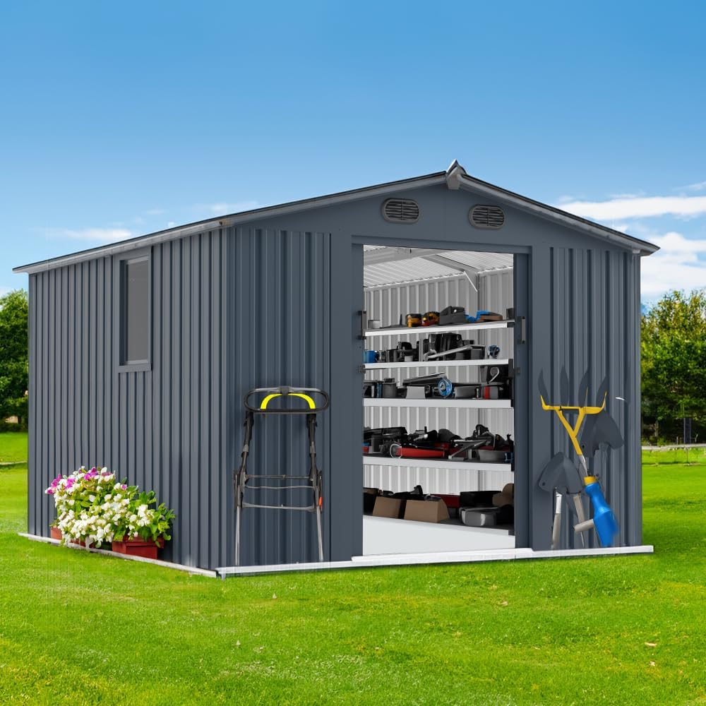 best 8x10 metal storage shed,8x10 metal shed worth buying,CallmeGo shed pros cons,should I buy an 8x10 metal shed,8x10 metal shed vs wood,best outdoor storage shed for backyard - detailed features and technical specifications