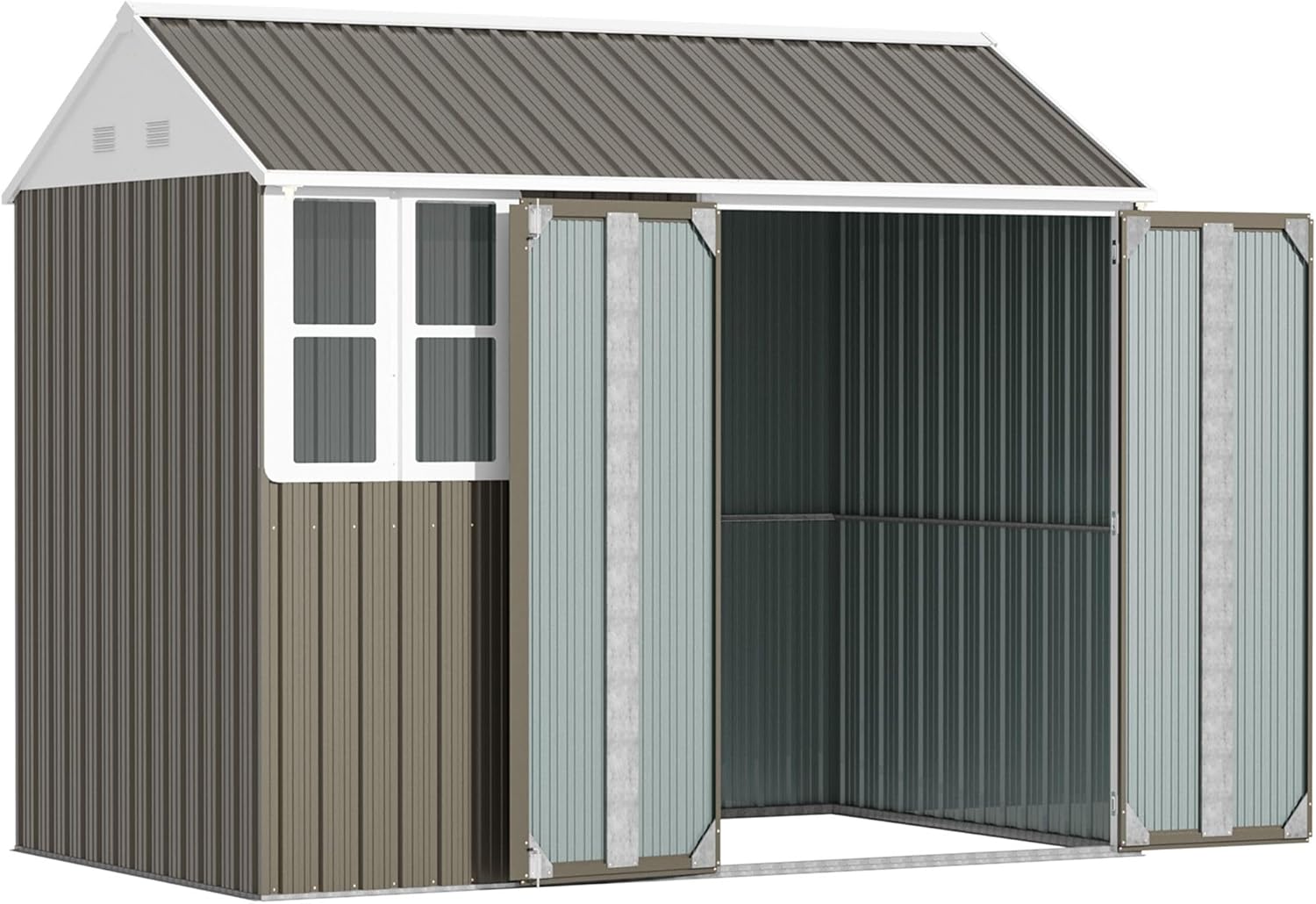 best 8x6 metal storage shed,8x6 metal shed worth buying,8x6 galvanized steel shed pros cons,LUOBBDSE shed honest opinion,should I buy an 8x6 metal shed,8x6 metal shed vs plastic - detailed features and technical specifications