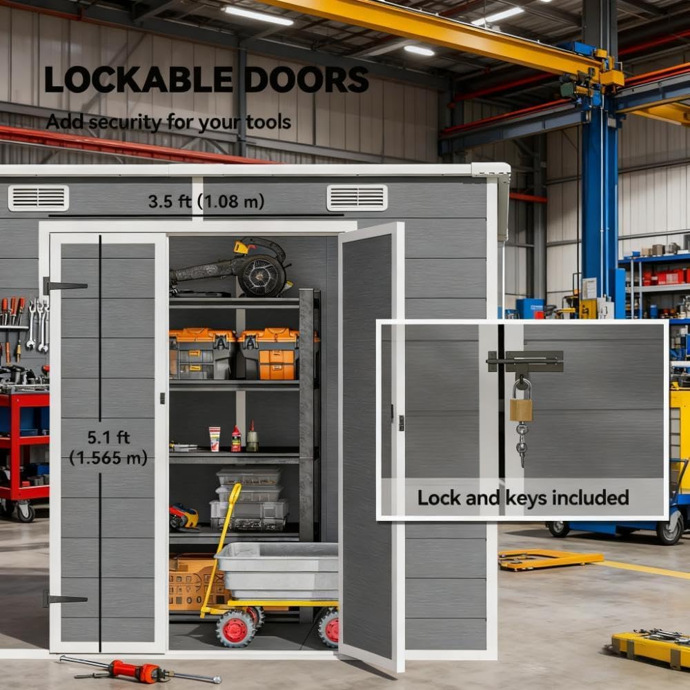 Step-by-step guide for best backyard shed with floor,backyard shed worth buying,shed with integrated floor pros cons,callmego shed honest opinion,should I buy a plastic shed,backyard shed vs metal shed - complete tutorial