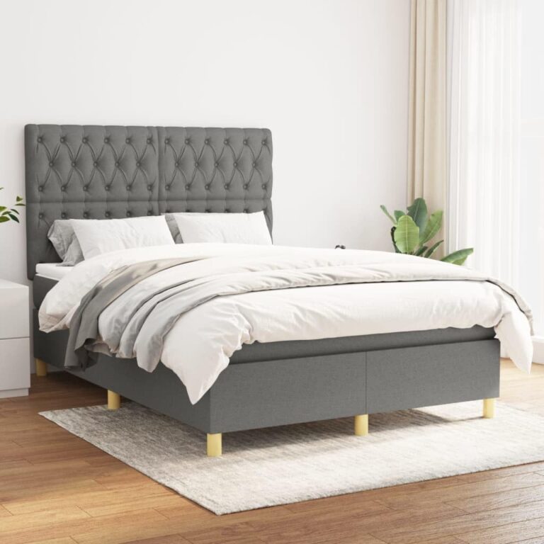 Image 1 of best box spring bed with mattress