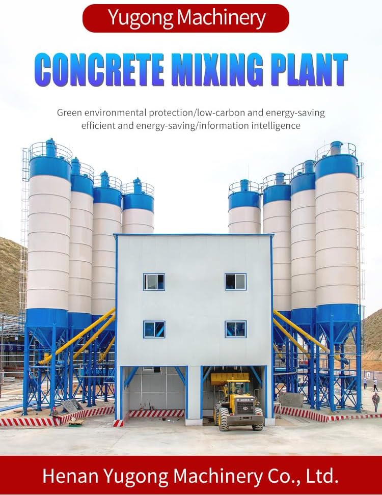 Best Concrete Batching Plant: Expert Analysis of Pros & Cons 2 Unboxing the professional concrete batching plant package, showing main components, concrete pump, and accessories - a complete industrial system