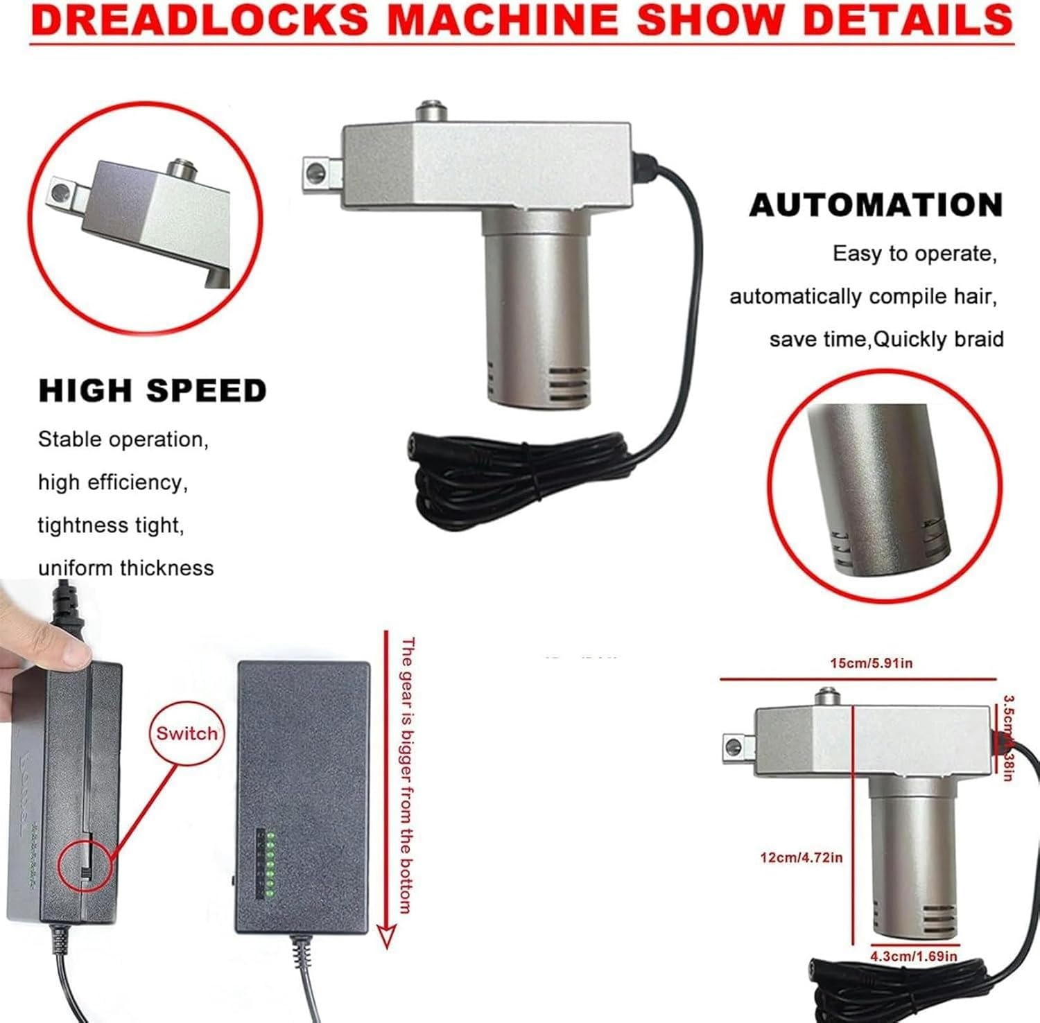 Step-by-step guide for best dreadlock crochet machine,dreadlock crochet machine worth buying,dreadlock crochet tool pros cons,should I buy a dreadlock machine,dreadlock machine vs manual crochet,best tool for DIY dreadlocks - complete tutorial