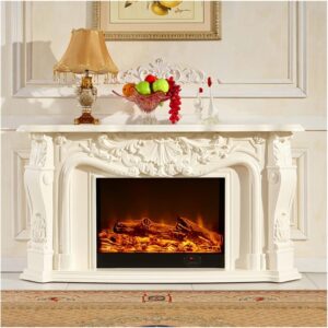 Image 1 of best electric fireplace with mantel