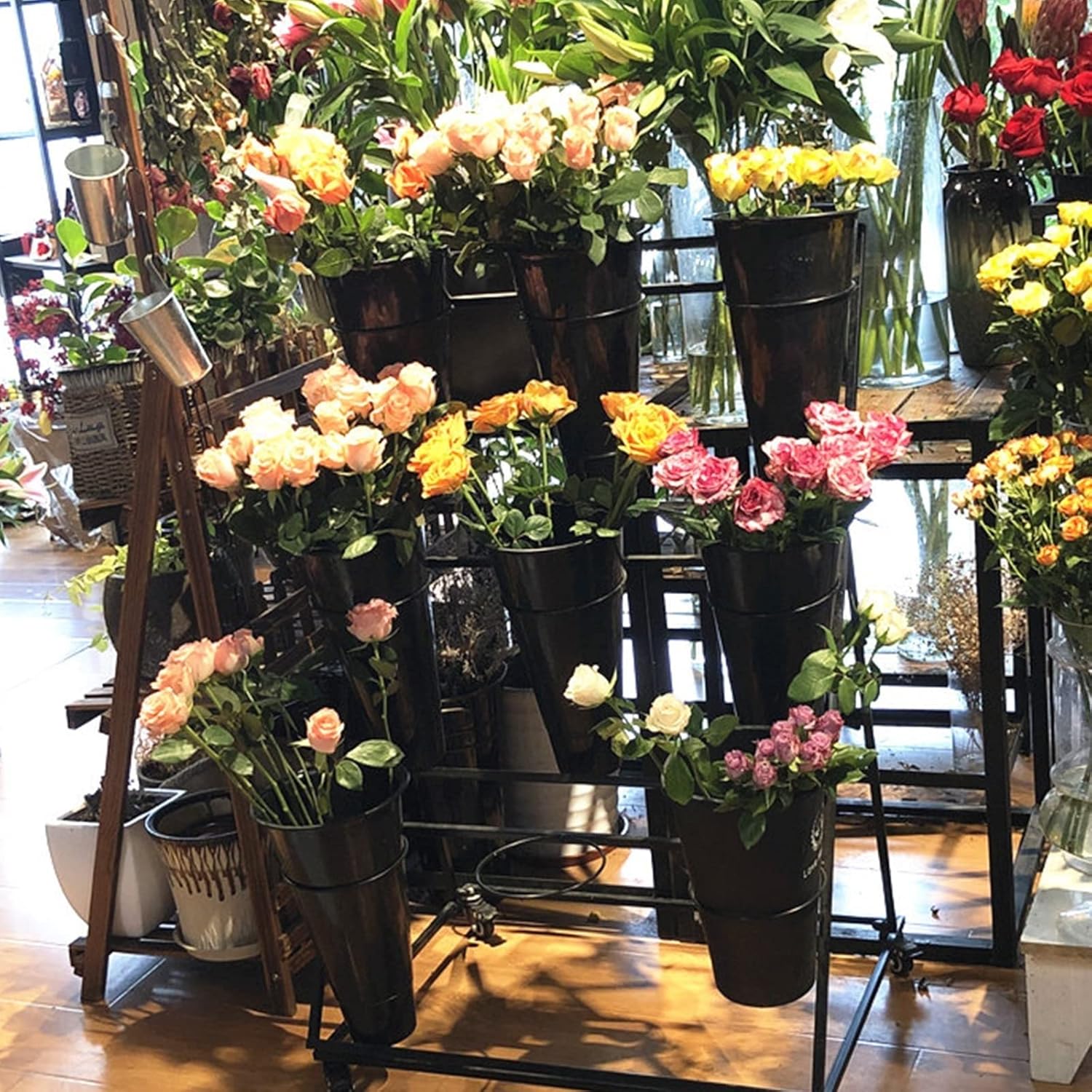 best flower stand with wheels,should I buy a rolling plant stand,flower stand with wheels pros cons,MIIKHI plant stand worth buying,rolling flower stand vs stationary,best mobile plant display stand performance testing and real-world results