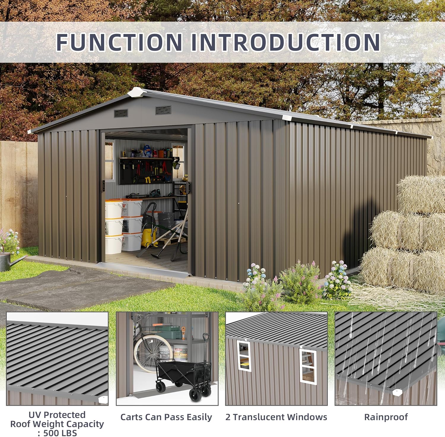 best heavy duty metal storage shed,metal storage shed worth buying,heavy duty shed pros cons,10x12 metal shed vs alternatives,should I buy a metal garden shed,best large outdoor storage shed unboxing and complete package contents