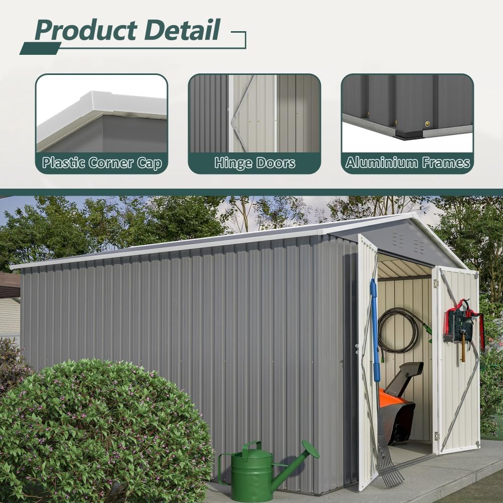 best heavy duty outdoor storage shed,heavy duty storage shed worth buying,should I buy a metal garden shed,callmego storage shed pros cons,metal shed vs plastic shed,heavy duty shed for lawn equipment performance testing and real-world results