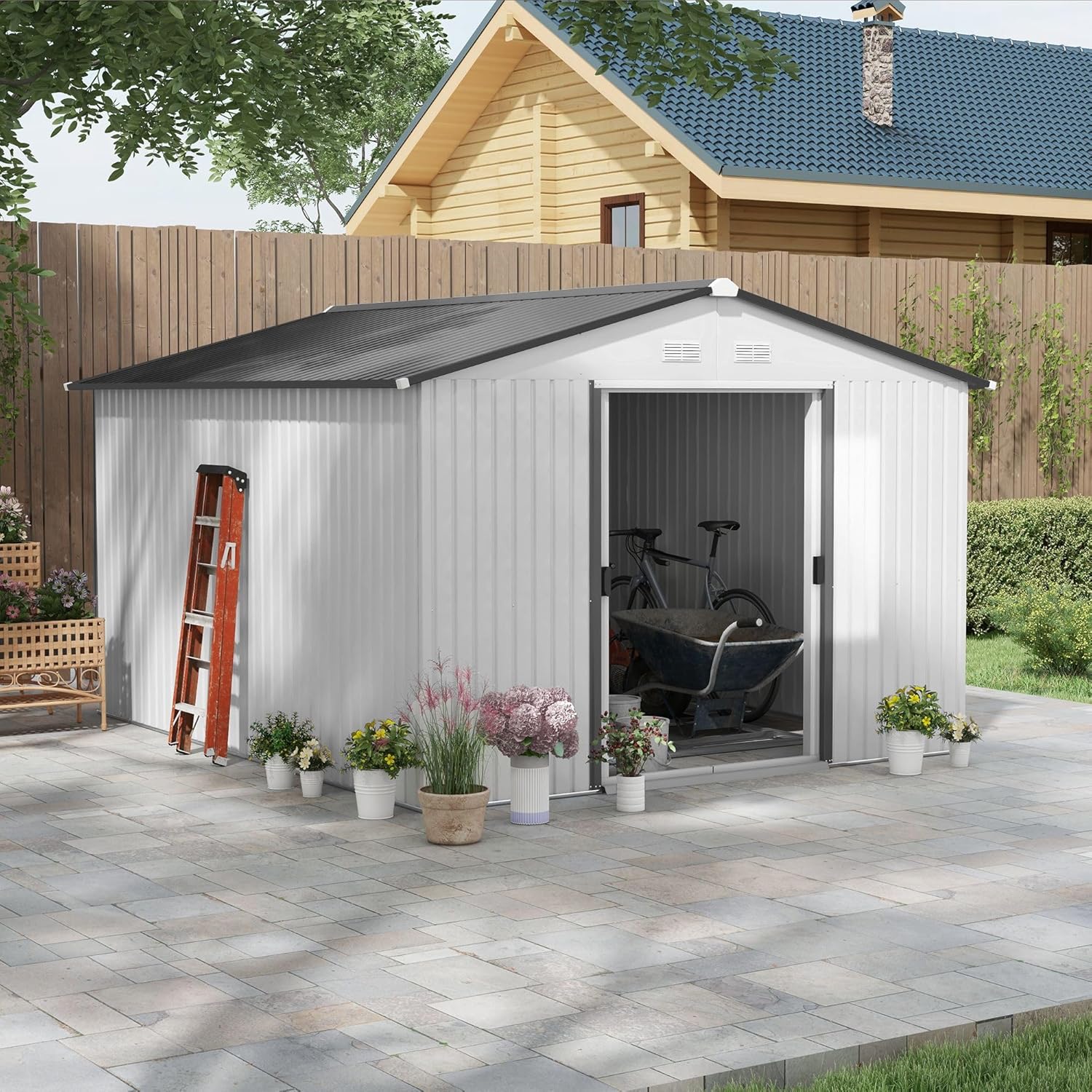 best metal storage shed,metal storage shed worth buying,metal storage shed pros cons,best outdoor storage shed,should I buy a metal shed,metal shed vs plastic shed unboxing and complete package contents