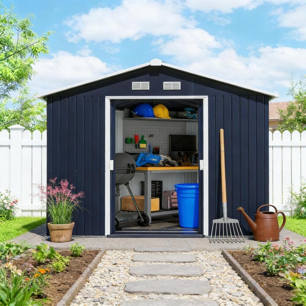 best metal tool shed,metal tool shed worth buying,should I buy a metal tool shed,metal tool shed pros cons,metal tool shed vs plastic,callmego metal shed honest unboxing and complete package contents