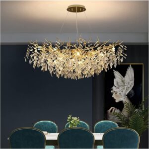 Image 1 of best modern gold crystal chandelier