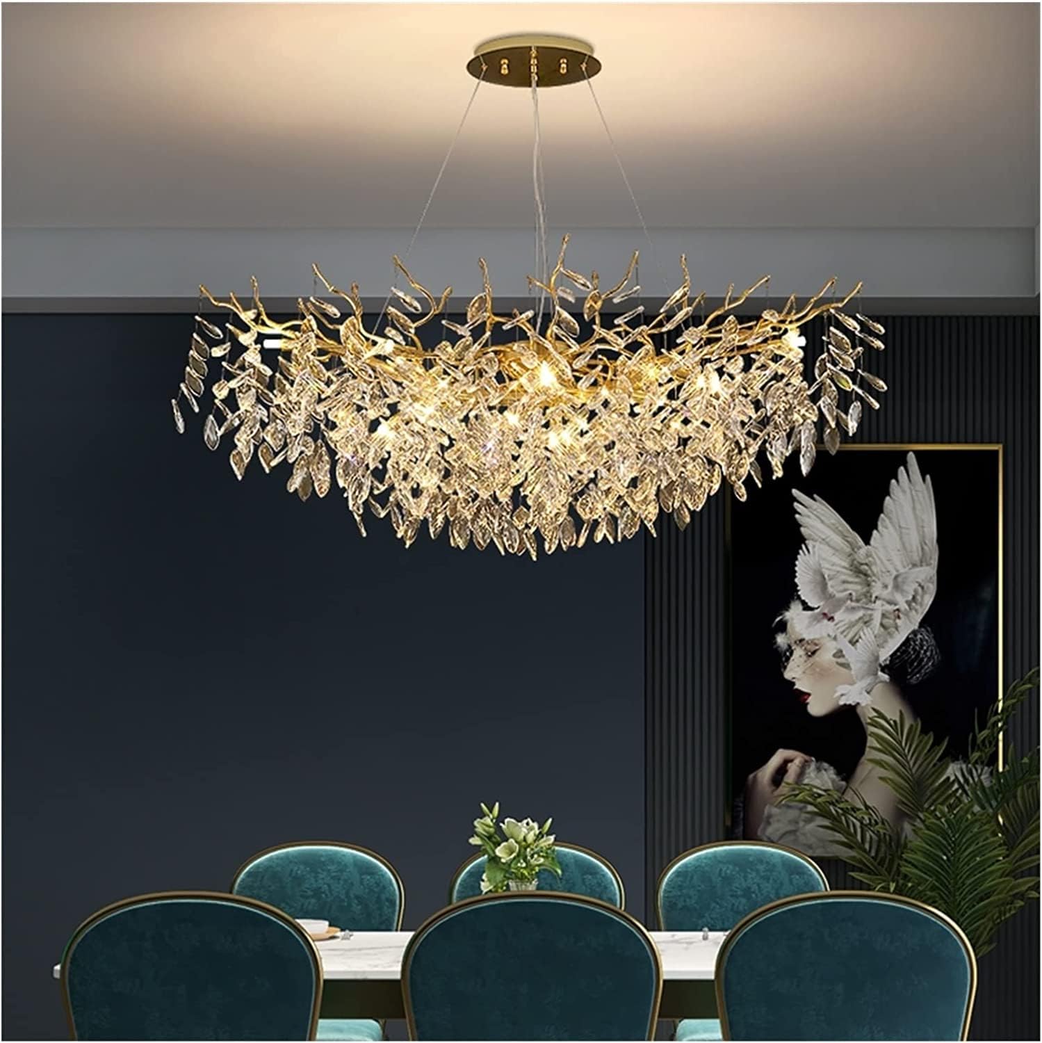 best modern gold crystal chandelier,should I buy a modern crystal chandelier,modern gold chandelier pros cons,gold crystal chandelier worth buying,best luxury dining room lighting,modern chandelier vs traditional - detailed features and technical specifications