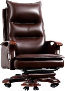 Image 1 of best office chair with footstool
