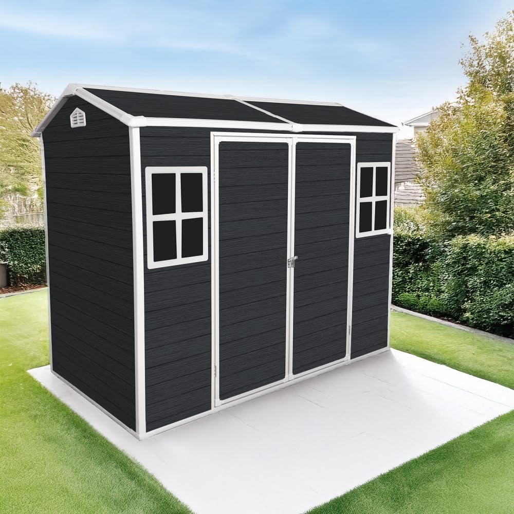 best outdoor resin garden shed,outdoor resin shed worth buying,plastic garden shed pros cons,should I buy a resin storage shed,resin shed vs metal shed,callmego garden shed honest - detailed features and technical specifications