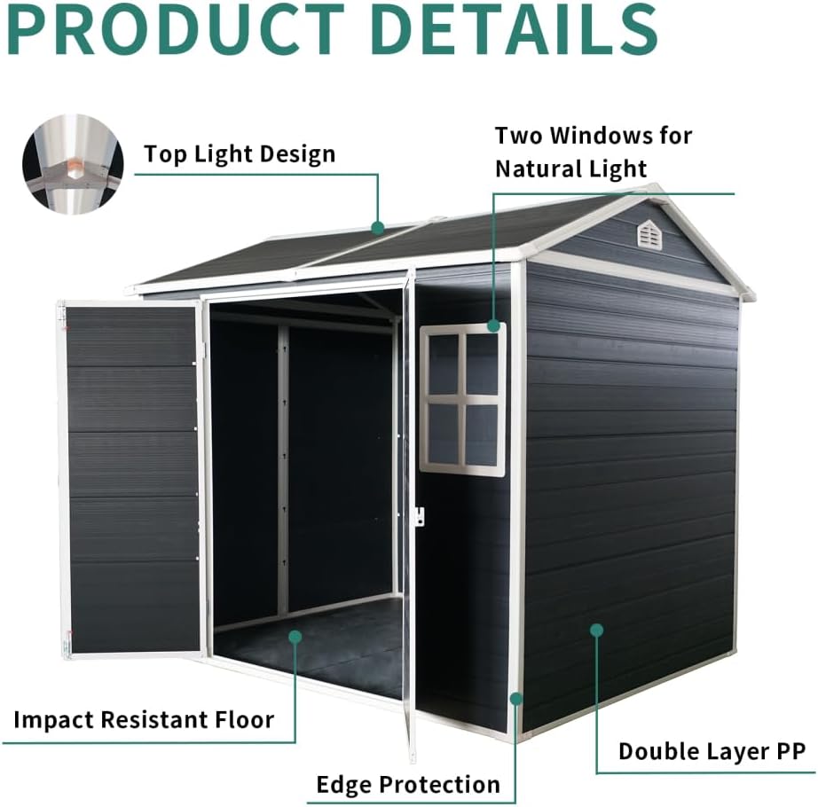 best outdoor resin garden shed,outdoor resin shed worth buying,plastic garden shed pros cons,should I buy a resin storage shed,resin shed vs metal shed,callmego garden shed honest performance testing and real-world results