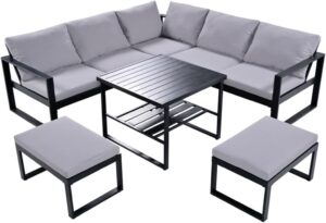Image 1 of best outdoor sofa combination set