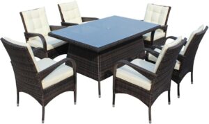 Image 1 of best patio dining set with cushions
