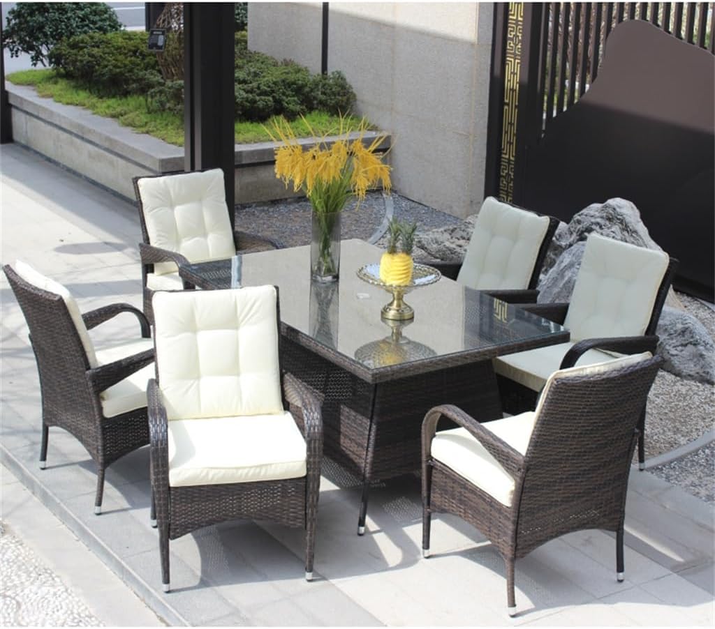 best patio dining set with cushions,patio dining set worth buying,should I buy a rattan dining set,patio dining set pros and cons,outdoor dining set with cushions,rattan dining set vs alternatives unboxing and complete package contents