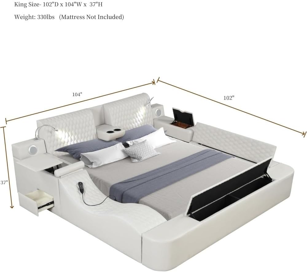 best smart massage bed,smart massage bed worth buying,smart massage bed pros cons,smart massage bed vs alternatives,should I buy a smart massage bed,luxury massage bed frame unboxing and complete package contents