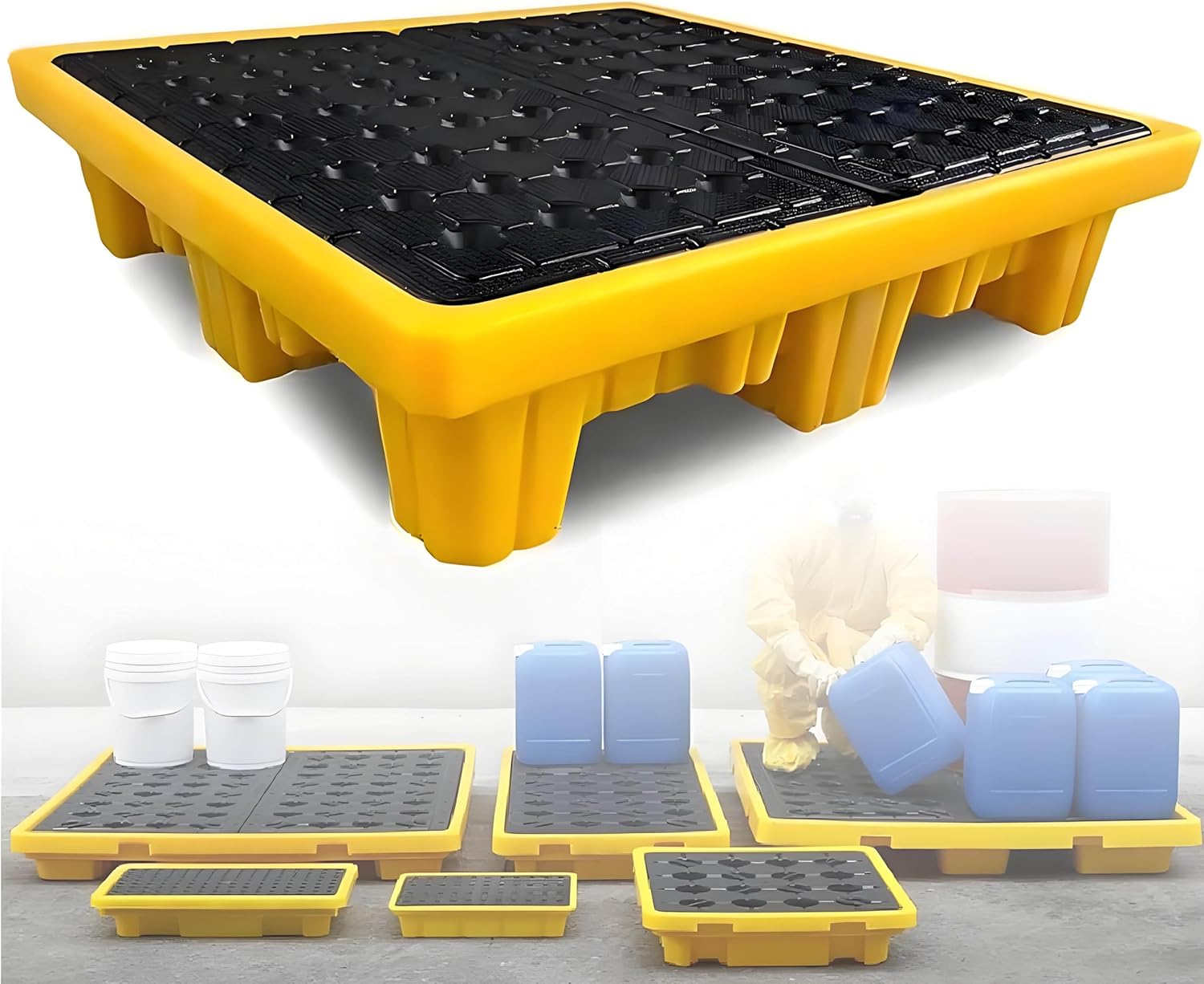 best stackable spill containment pallet,spill containment pallet worth buying,stackable spill pallet pros cons,industrial spill tray vs alternatives,should I buy a spill containment platform,best modular spill containment - detailed features and technical specifications